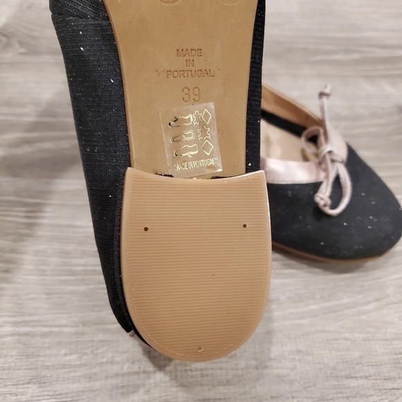 NEW Unity in Diversity Belfast Flats Black Rose Glittery - Picture 7 of 7